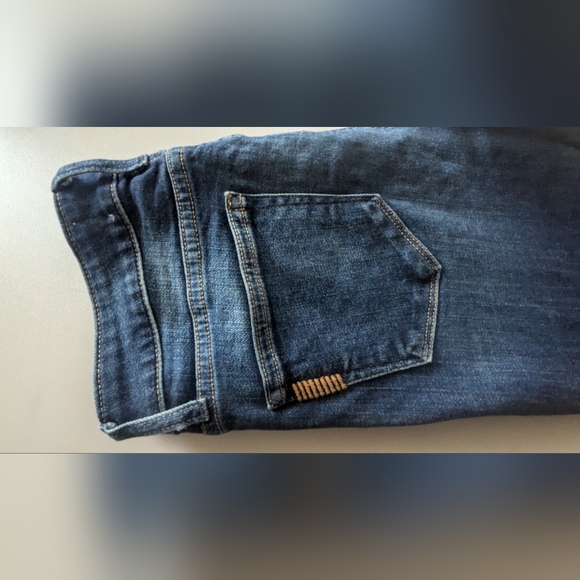 Designer PAIGE Dark Wash Verdugo Ankle Skinny Jeans W/Zippered Side Ankles Sz 28 - Picture 14 of 16